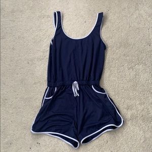 Navy blue romper